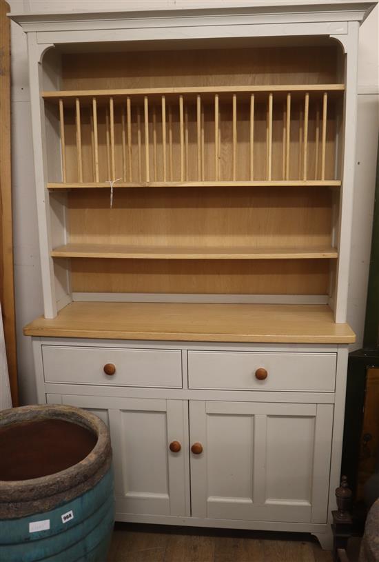 A modern Ercol painted ash dresser W.120cm